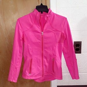 Hot pink define jacket lululemon